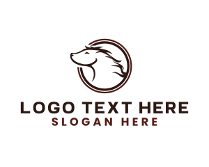 Animal - Wild African Hyena logo design