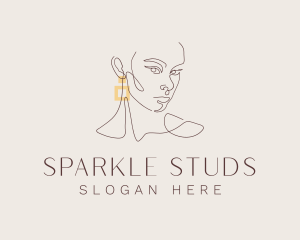 Elegant Beauty Earring logo design