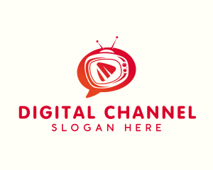 Channel - Television Entertainment Media logo design