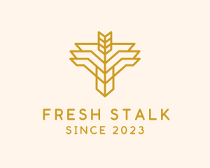 Stalk - Premium Wheat Farm logo design