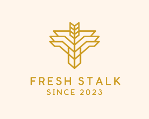 Premium Wheat Farm logo design