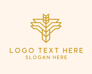 Premium Wheat Farm Logo