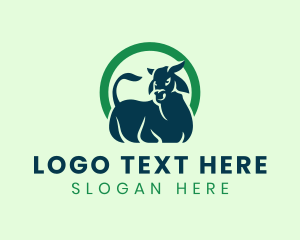 Farm - Cow Animal Farm logo design