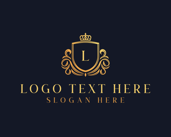 High End - Royal Shield Monarchy logo design