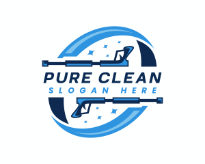 Cleaning Pressure Washing logo design