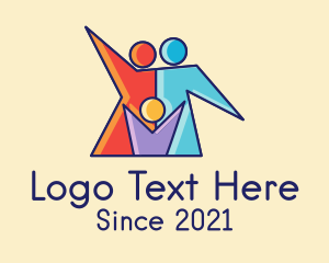 Parenting - Colorful Family Care logo design
