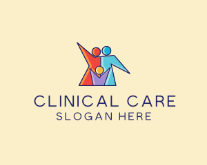 Colorful Family Care  logo design