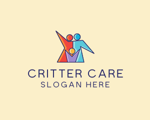 Colorful Family Care  logo design