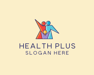 Colorful Family Care  logo design