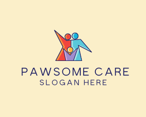 Colorful Family Care  logo design