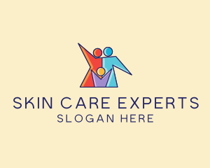 Colorful Family Care  logo design