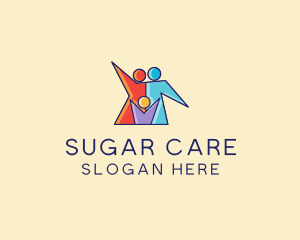 Colorful Family Care  logo design