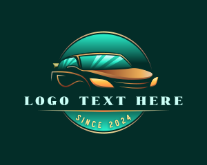 Retro Car - Luxury Car Dealership logo design