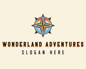 Adventure Traveler Compass logo design