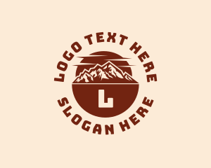 Outdoor - Alpine Mountain Adventure logo design