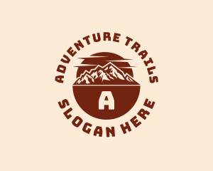 Alpine Mountain Adventure logo design