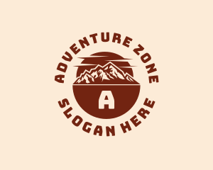 Alpine Mountain Adventure logo design