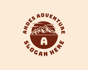 Alpine Mountain Adventure logo design