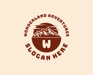 Alpine Mountain Adventure logo design