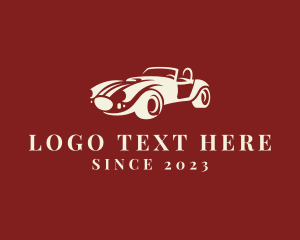 Rental - Retro Automobile Car logo design
