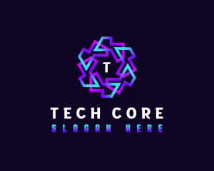 Cyber Technology Software logo design