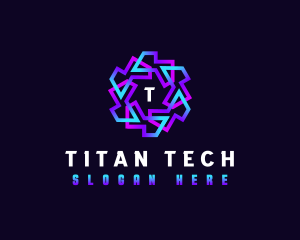 Cyber Technology Software logo design