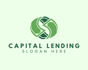 Lending - Cash Currency Flow logo design