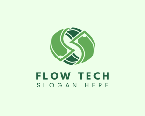 Cash Currency Flow logo design