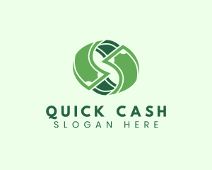 Cash Currency Flow logo design