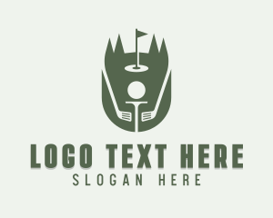 Golfing - Golfing Golf Course logo design