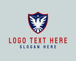 America - America Eagle Shield logo design