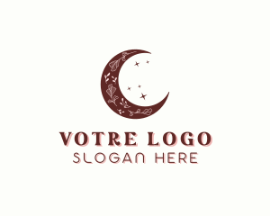 Boutique - Moon Florist Bohemian logo design