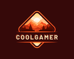 Traveler - Explore Mountain Outdoors logo design