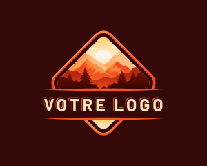 Explorer - Explore Mountain Outdoors logo design