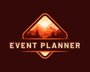 Alp - Explore Mountain Outdoors logo design
