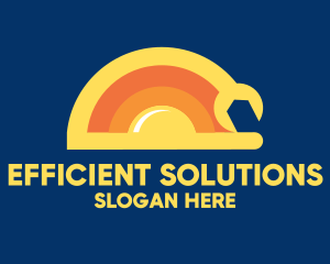 Work - Sun Solar Mechanic Wrench logo design