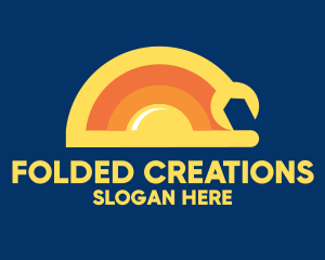 Sun Solar Mechanic Wrench logo design