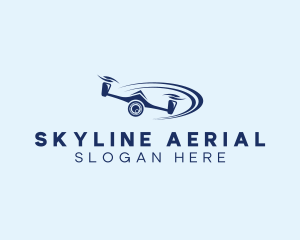 Aerial - Surveillance Aerial Drone logo design