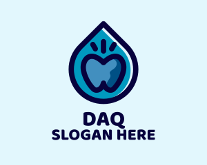 Clean Tooth Droplet Logo