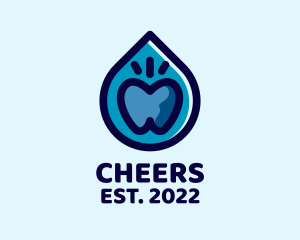 Orthodontist - Clean Tooth Droplet logo design