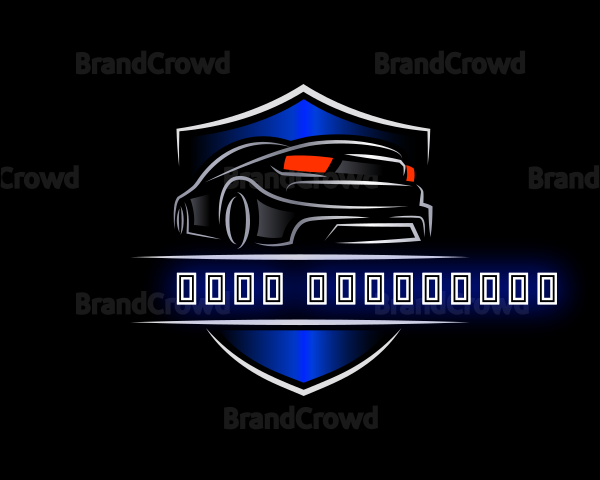 Car Racer Pitstop Logo