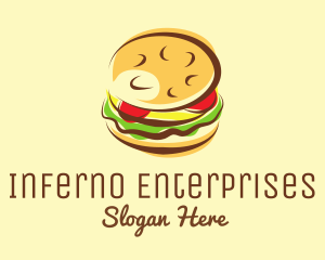 Hamburger Burger Restaurant logo design