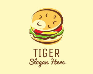 Hamburger Burger Restaurant logo design