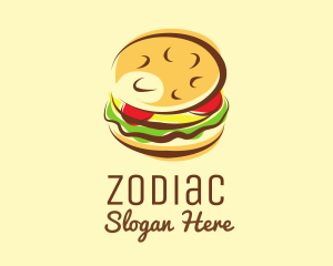 Hamburger Burger Restaurant logo design