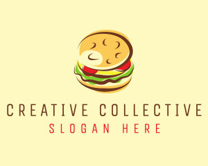 Hamburger Burger Food logo design