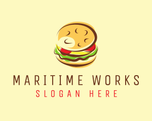 Hamburger Burger Restaurant logo design