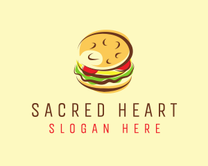 Hamburger Burger Food logo design