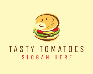 Hamburger Burger Restaurant logo design