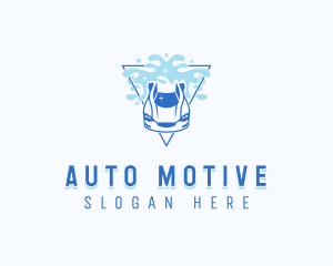 Auto Wash Vehicle logo design