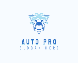 Auto Wash Vehicle logo design